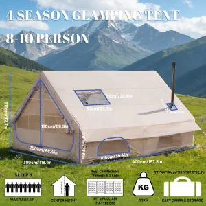 Large Inflatable Glamping Camping Tent