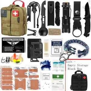 258-Piece Survival Gear Kit