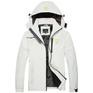 Men's Waterproof Windproof Hooded Mountain Jacket