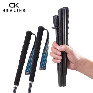 Lightweight Carbon Fiber Collapsible Trekking Poles
